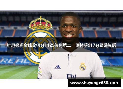 维尼修斯金球奖得分1129位列第二，贝林获917分紧随其后